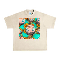 Sandshell hedgehog western seamless pattern Urban Heavy Tee - HRA Design Shop