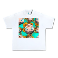 White hedgehog western seamless pattern Urban Heavy Tee - HRA Design Shop