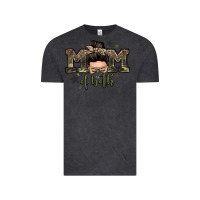 Vintage Black mom of both boys messy bun Vintage Tee - Zillion Design Studio