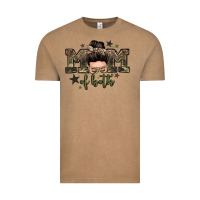 Vintage Coffee mom of both boys messy bun Vintage Tee - Zillion Design Studio