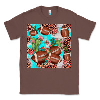 Chestnut football leopard cactus seamless pattern Classic Tee - JahusDesignShop