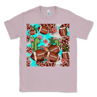 Lilac football leopard cactus seamless pattern Classic Tee - JahusDesignShop