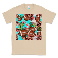 Mushroom football leopard cactus seamless pattern Classic Tee - JahusDesignShop