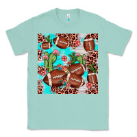 Seafoam football leopard cactus seamless pattern Classic Tee - JahusDesignShop