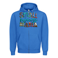 True Royal small business mama leopard turquoise aztec serape cowhide Zipper Hoodie - Artiststas