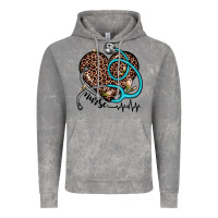 Cloud Rock nurse leopard heart Vintage Hoodie - JahusDesignShop