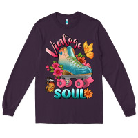 Plum vintage soul Long Sleeve Tee - BundleAndBundleShop