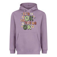 Lavender it's ok to not be ok Heavyweight Hoodie - MaliasSmallBusiness