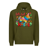 Army Green let's get smashed Premium Hoodie - LillyAllenDesigns