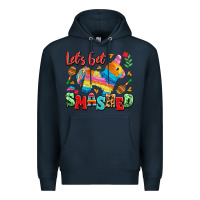 Navy let's get smashed Premium Hoodie - LillyAllenDesigns