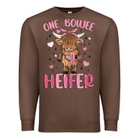 Chestnut one boujee heifer Premium Sweatshirt - MaliasSmallBusiness