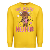 Lemon one boujee heifer Premium Sweatshirt - MaliasSmallBusiness