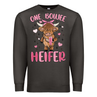 Smoke one boujee heifer Premium Sweatshirt - MaliasSmallBusiness