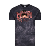 Cloud Black mom of both messy bun Vintage Tee - Zillion Design Studio