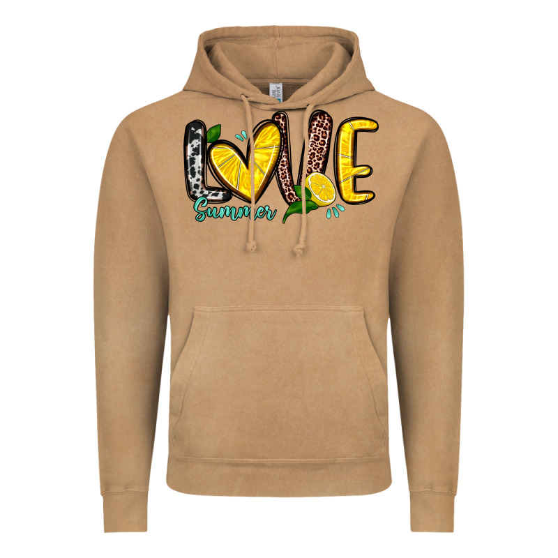 Love Summer Lemon Vintage Hoodie by Zillion Design Studio | Teevron