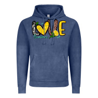 Vintage Denim love summer lemon Vintage Hoodie - Zillion Design Studio
