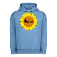 Pigment Pebble Blue Sunflower Mama Urban Hoodie - Bettercallsaul