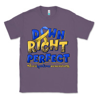 Down Right Perfect Down Syndrome Classic Tee | Teevron