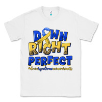 White down right perfect down syndrome Classic Tee - Artiststas