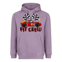 Lavender pit crew boys birthday race car Heavyweight Hoodie - MaliasSmallBusiness