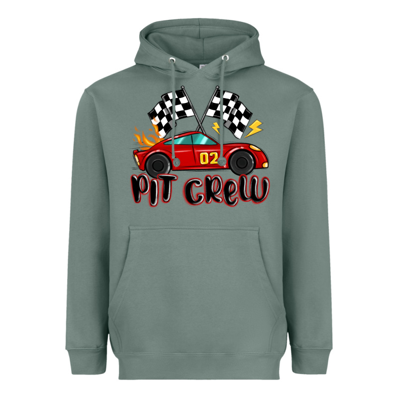 Pit Crew Boys Birthday Race Car Heavyweight Hoodie by MaliasSmallBusiness | Teevron