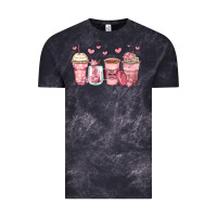 Cloud Black mother's day floral coffee cups Vintage Tee - Zillion Design Studio