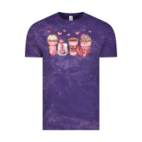 Cloud Purple mother's day floral coffee cups Vintage Tee - Zillion Design Studio