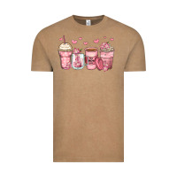 Vintage Coffee mother's day floral coffee cups Vintage Tee - Zillion Design Studio