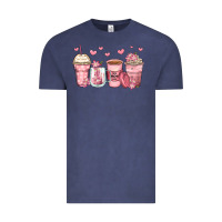 Vintage Denim mother's day floral coffee cups Vintage Tee - Zillion Design Studio