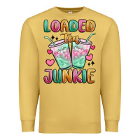 Antique Gold loaded tea junkie Premium Sweatshirt - MaliasSmallBusiness