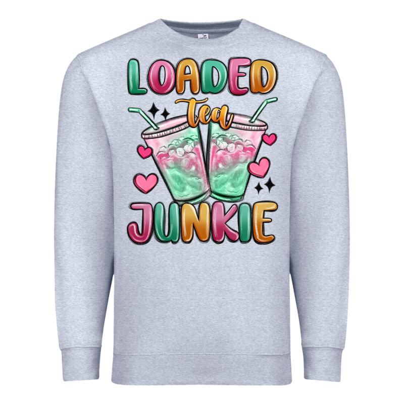 Loaded Tea Junkie Premium Sweatshirt by MaliasSmallBusiness | Teevron