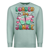 Seafoam loaded tea junkie Premium Sweatshirt - MaliasSmallBusiness