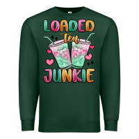 Sports Green loaded tea junkie Premium Sweatshirt - MaliasSmallBusiness