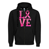 Black faith hope love Zipper Hoodie - AdoDesignShop