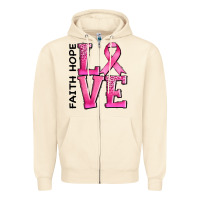 Sandshell faith hope love Zipper Hoodie - AdoDesignShop