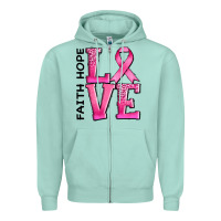 Seafoam faith hope love Zipper Hoodie - AdoDesignShop