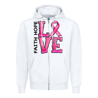 White faith hope love Zipper Hoodie - AdoDesignShop