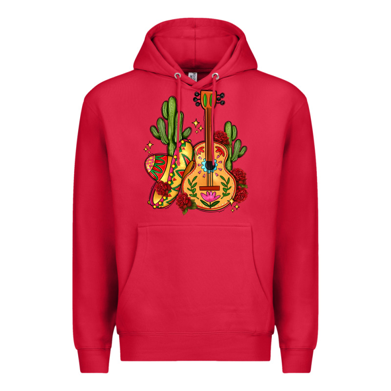 Mexican Guitar Premium Hoodie by LillyAllenDesigns | Teevron