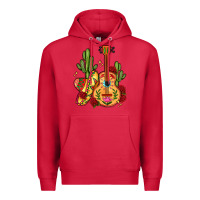 Cardinal mexican guitar Premium Hoodie - LillyAllenDesigns