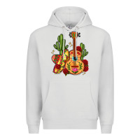 Dove Grey mexican guitar Premium Hoodie - LillyAllenDesigns