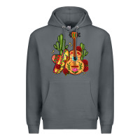 Rock mexican guitar Premium Hoodie - LillyAllenDesigns