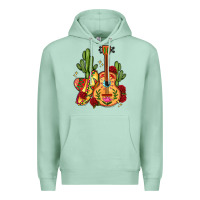 Seafoam mexican guitar Premium Hoodie - LillyAllenDesigns