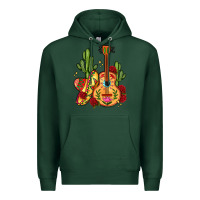Sports Green mexican guitar Premium Hoodie - LillyAllenDesigns