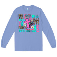 Colony Blue faith with cross Long Sleeve Tee - AdoDesignShop
