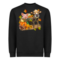 Black fall farm animals Heavyweight Sweatshirt - Zillion Design Studio