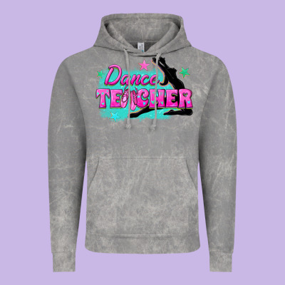 Dance Teacher Vintage Hoodie Designed By Texasbilliewilder