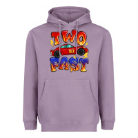 Lavender two fast boys birthday racing car Heavyweight Hoodie - MaliasSmallBusiness