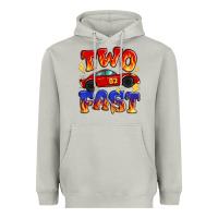 Moon Dust two fast boys birthday racing car Heavyweight Hoodie - MaliasSmallBusiness