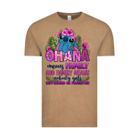 Vintage Coffee ohana means family Vintage Tee - Zillion Design Studio