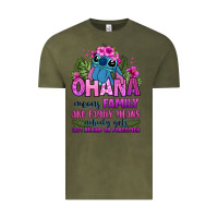 Vintage Olive ohana means family Vintage Tee - Zillion Design Studio